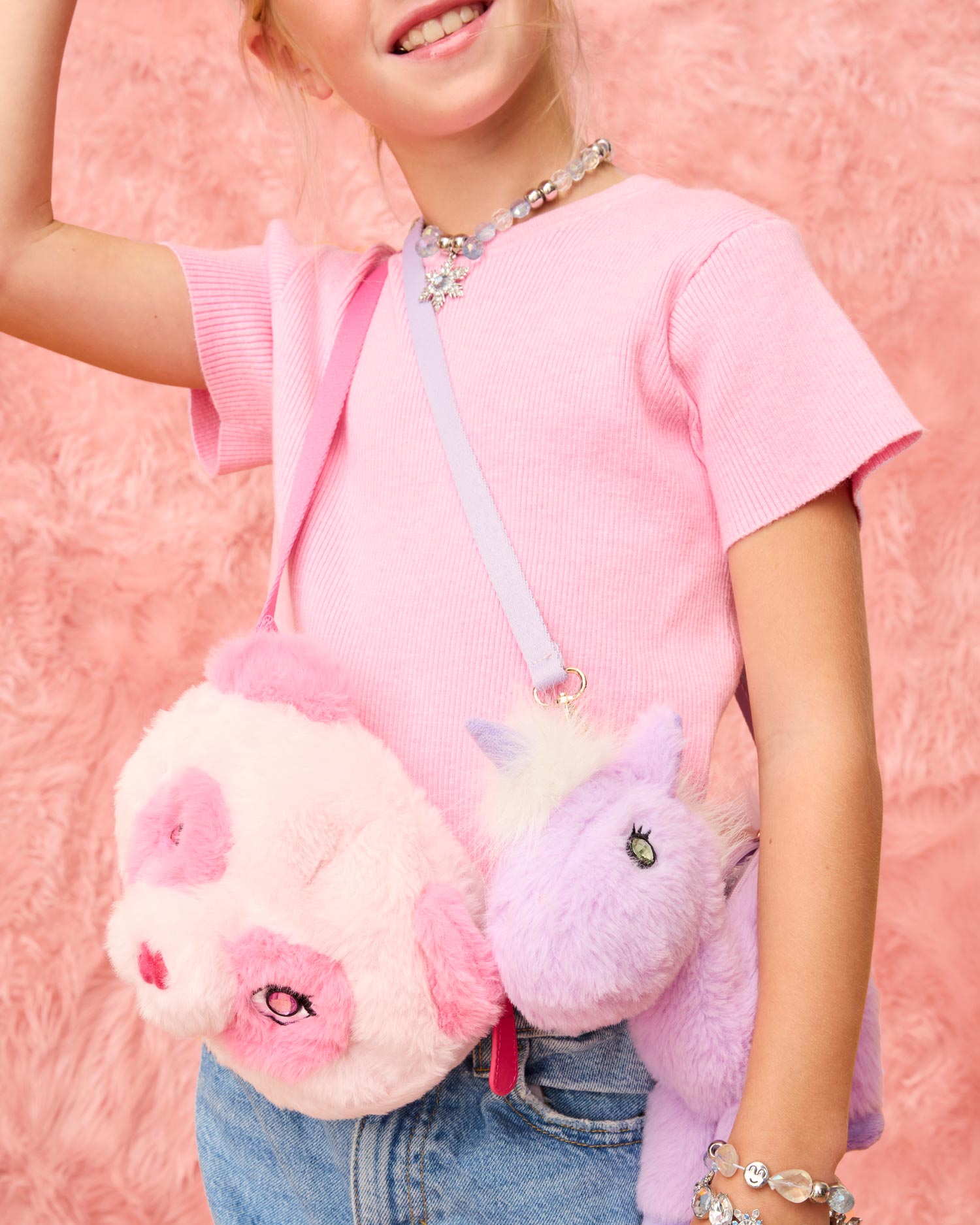 Opal Gem Pal Plush Unicorn Bag