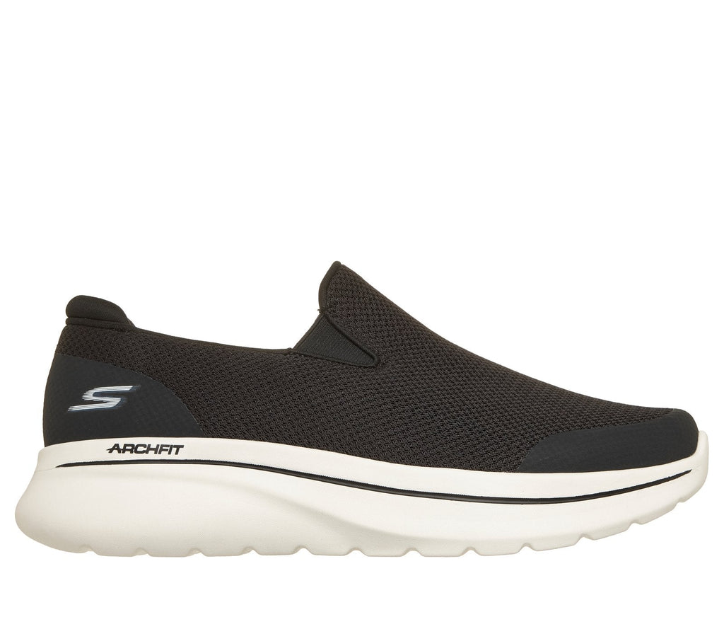 Relaxed Fit: GO WALK Arch Fit N-Joy - Talen, BLACK / WHITE