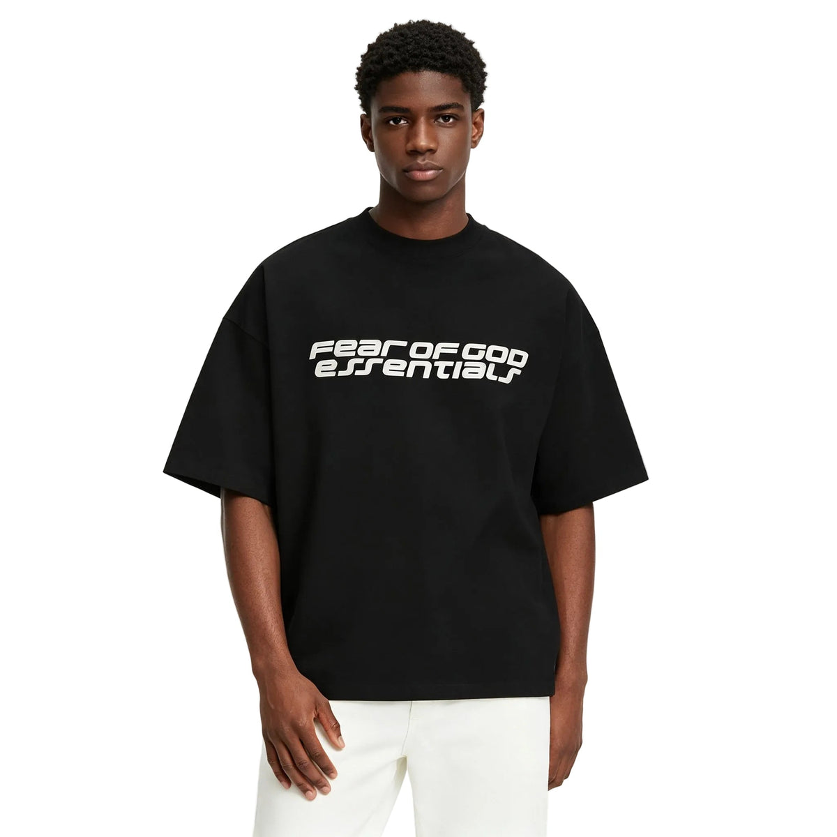 Fear of God Essentials 90s Short Sleeve T-Shirt Vintage Black